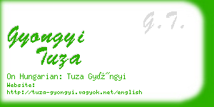 gyongyi tuza business card